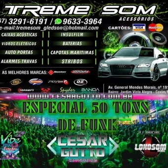 (PRÉVIA) CD 50 TONS DE FUNK EQUIPE TREME SOM COXIM -MS
