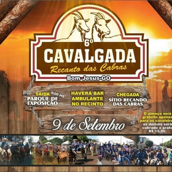 CAVALGADA RECANTO DAS CABRAS 2017
