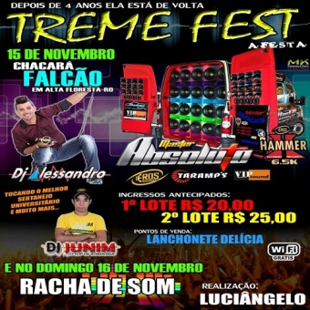 Promo - Treme Fest - In Alta Floresta Ro