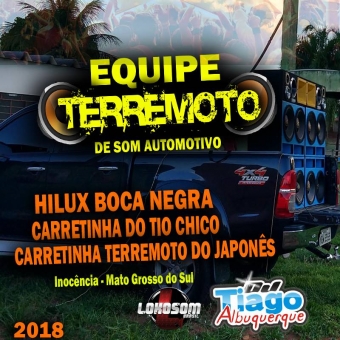 EQUIPE TERREMOTO 2018 - DJ TIAGO ALBUQUERQUE
