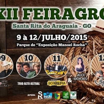 12° Feiragro- Santa Rita Do Araguaia(09/06 a 12/06)