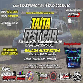 CD - TAITA FEST CAR - Encontro De Som E Rebaixados